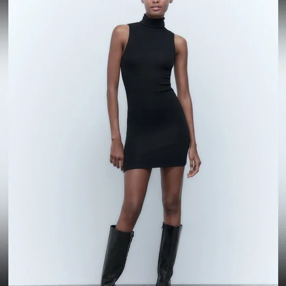 Zara Halter Neck Dress - Picture 2 of 4